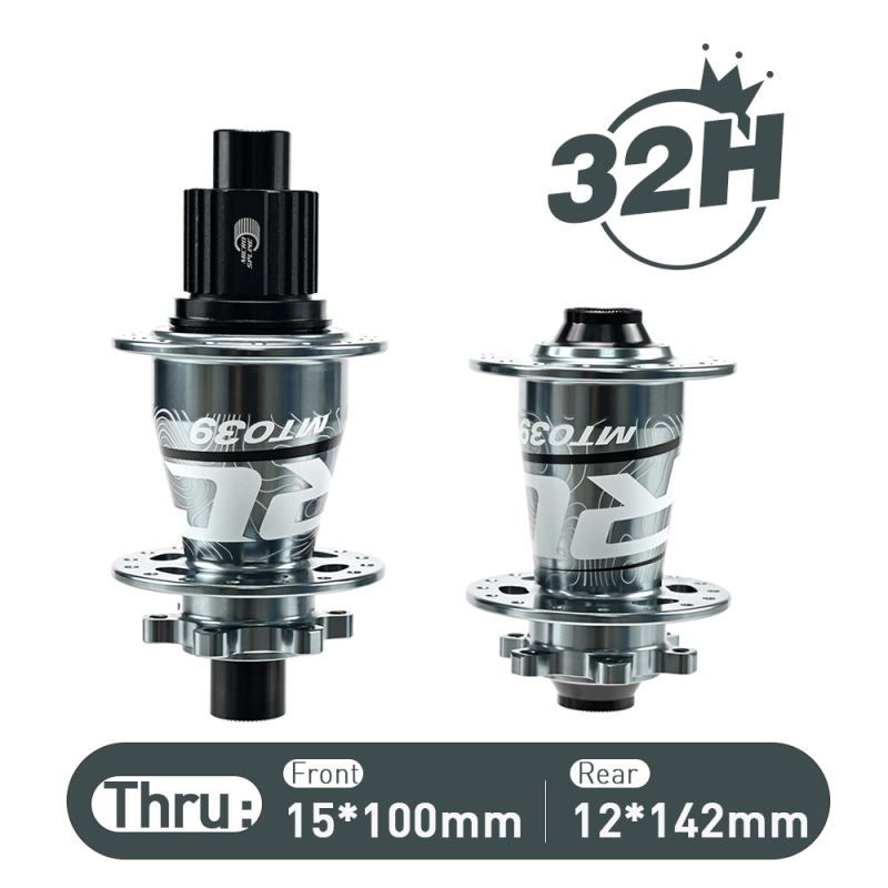 ARC MT-039F/R 6 Pawls Mountain Bike Hub 32 Hole Bike Bearing Hub Compatible With Shimano 8 9 10 11 Speed / Micro Spline / Sram XD 12 Speed