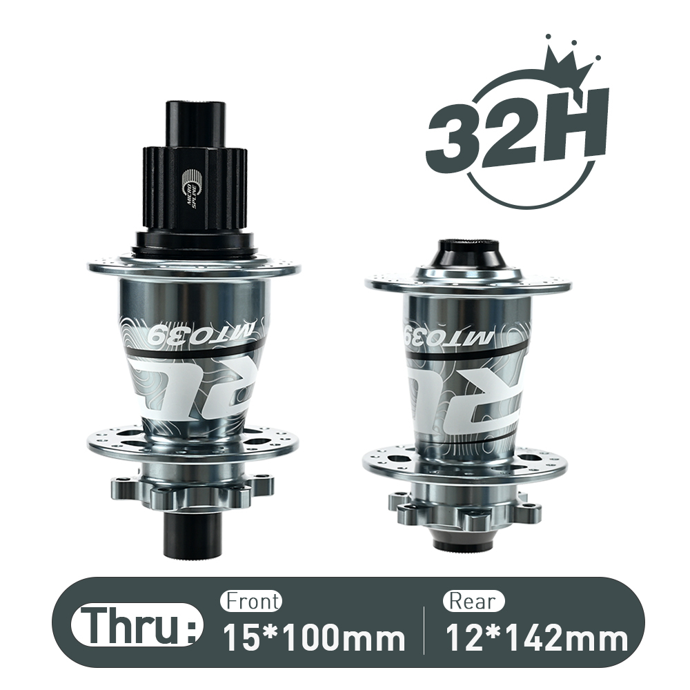 ARC MT-039F/R 6 Pawls Mountain Bike Hub 32 Hole Bike Bearing Hub Compatible With Shimano 8 9 10 11 Speed / Micro Spline / Sram XD 12 Speed