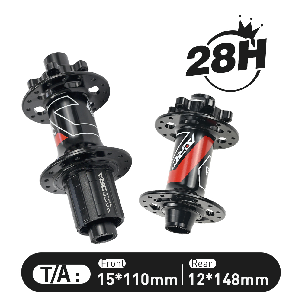 ARC MT009 BOOST Thru Bicycle Hubs MTB BIKE HUB Thru Axle 6 pawls 3 teeth 114 clicks Sealed Bearing 32 Hole 8 9 10 11 12 MS XD/XDR 12Speed