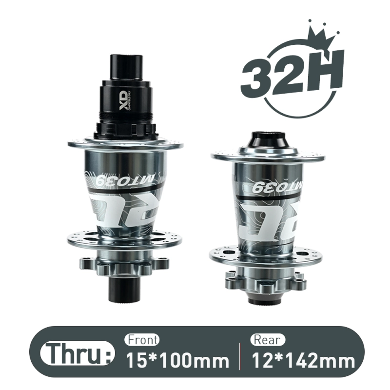 ARC MT-039F/R 6 Pawls Mountain Bike Hub 32 Hole Bike Bearing Hub Compatible With Shimano 8 9 10 11 Speed / Micro Spline / Sram XD 12 Speed