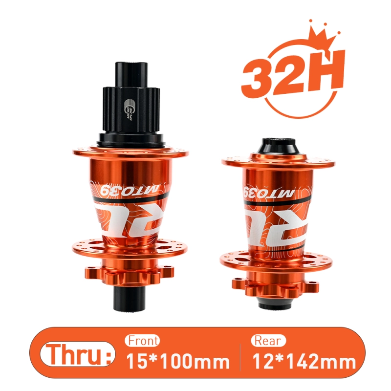 ARC MT-039F/R 6 Pawls Mountain Bike Hub 32 Hole Bike Bearing Hub Compatible With Shimano 8 9 10 11 Speed / Micro Spline / Sram XD 12 Speed