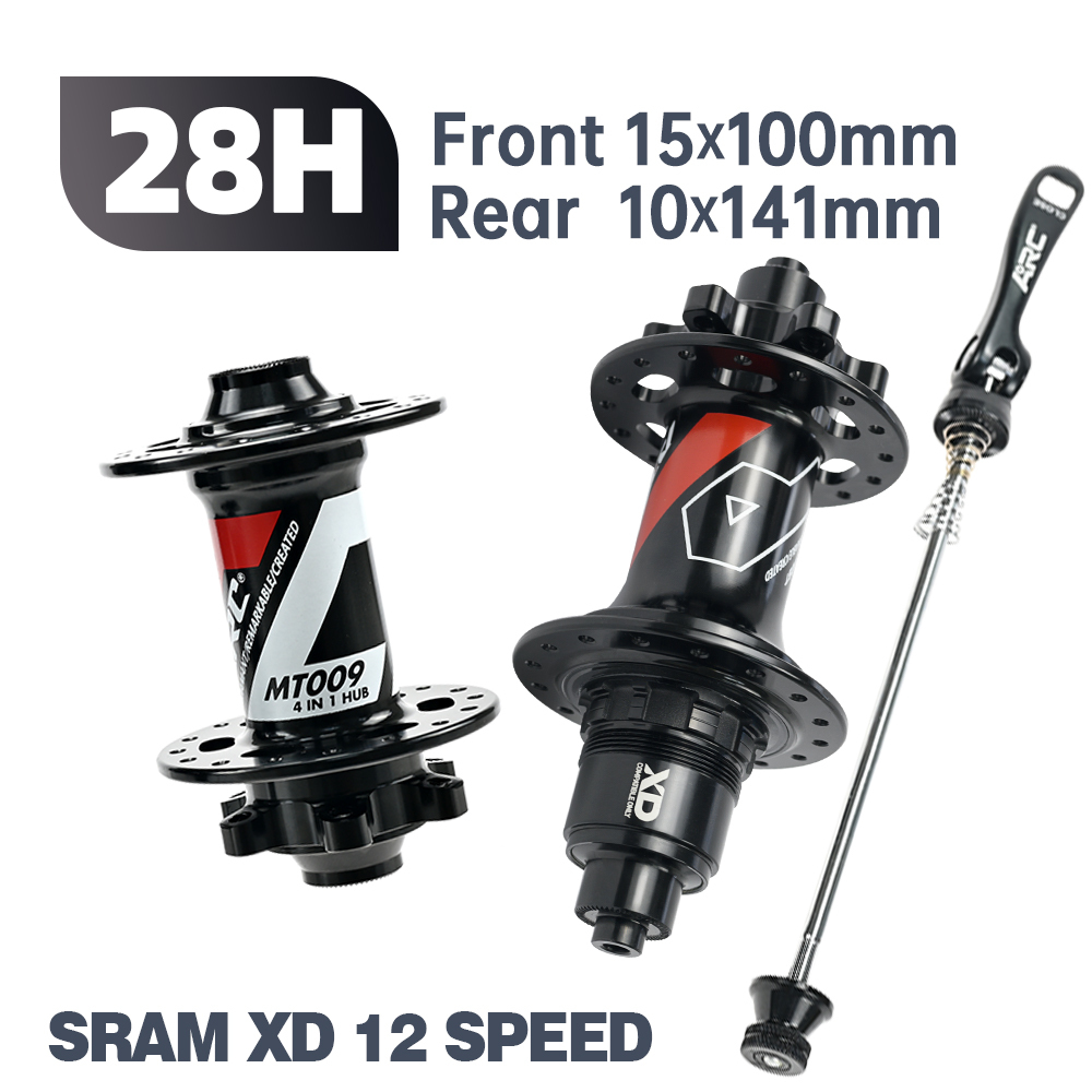 ARC MT009 BOOST Thru Bicycle Hubs MTB BIKE HUB Thru Axle 6 pawls 3 teeth 114 clicks Sealed Bearing 32 Hole 8 9 10 11 12 MS XD/XDR 12Speed