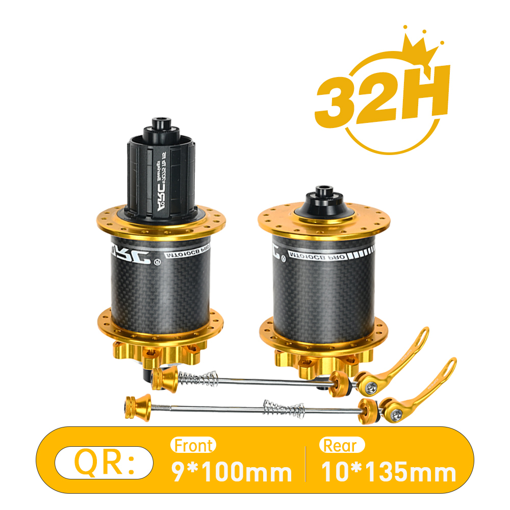 ARC MT-010F/RCB PRO MTB Hub Bicycle Hub Carbon Fiber Mountain Bike Hubs 4 Sealed Bearing 6 Pawls 114 Click For HG 8 9 10 11 Sram XD MS 12 Speed