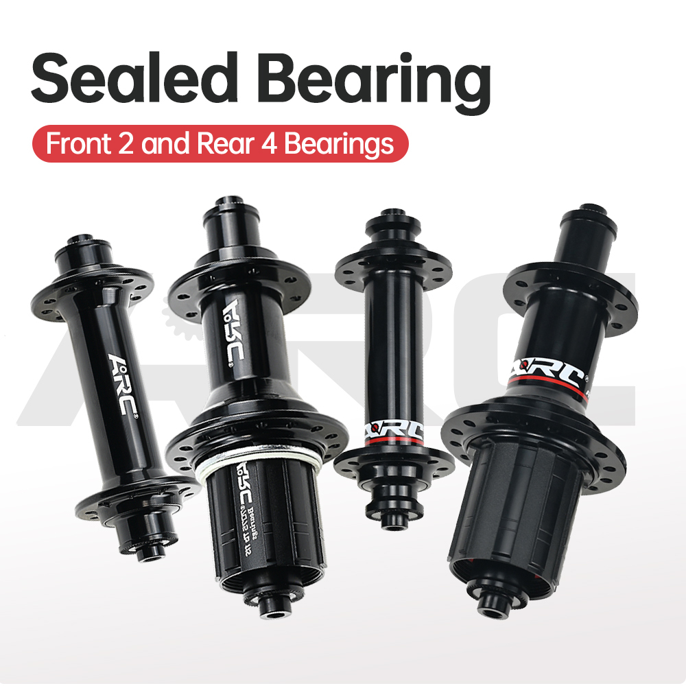 ARC RT-002FA/RC front and rear wheels Road bike hub ultra-light sound big 20/24 hole bearing NBK Palin folding bike 244g/pair 11S