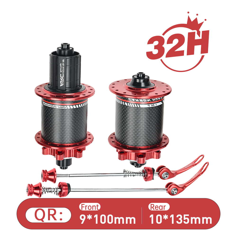 ARC MT-010F/RCB PRO MTB Hub Bicycle Hub Carbon Fiber Mountain Bike Hubs 4 Sealed Bearing 6 Pawls 114 Click For HG 8 9 10 11 Sram XD MS 12 Speed