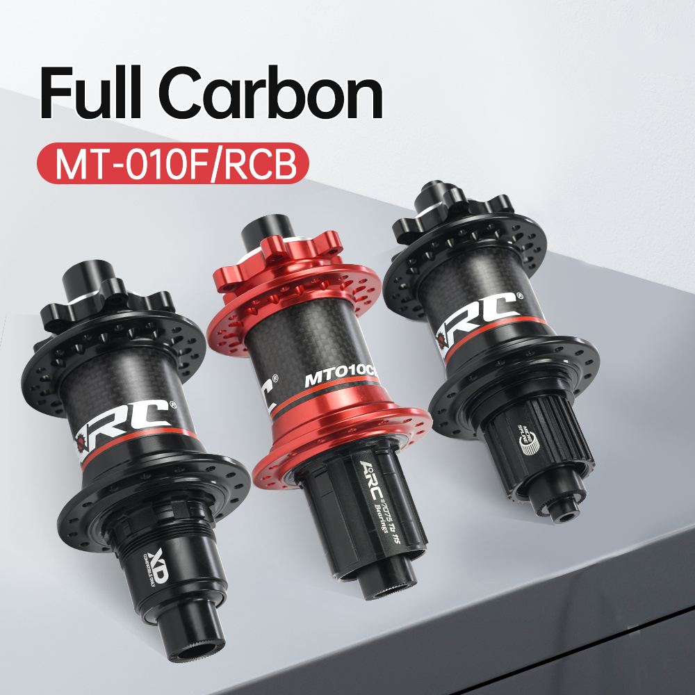 ARC MT-010F/RCB 32 Holes MTB Hub Carbon Fiber Front 9x100 15x100 Rear 10x135 12x142 Hub 6-Bolt Disc Bike Bicycle Hub Shimano 8 9 10 11 Speed