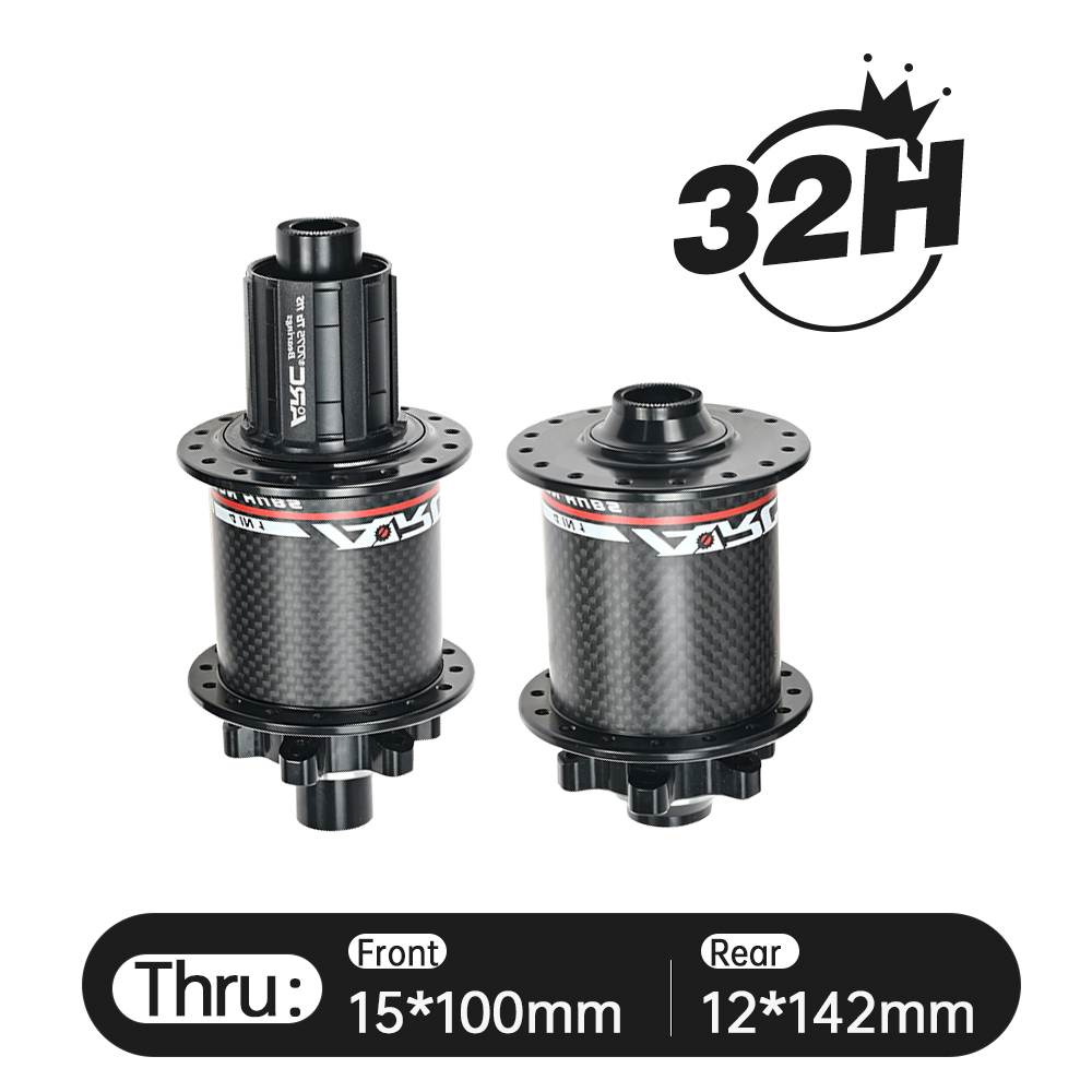 ARC MT-010F/RCB PRO MTB Hub Bicycle Hub Carbon Fiber Mountain Bike Hubs 4 Sealed Bearing 6 Pawls 114 Click For HG 8 9 10 11 Sram XD MS 12 Speed