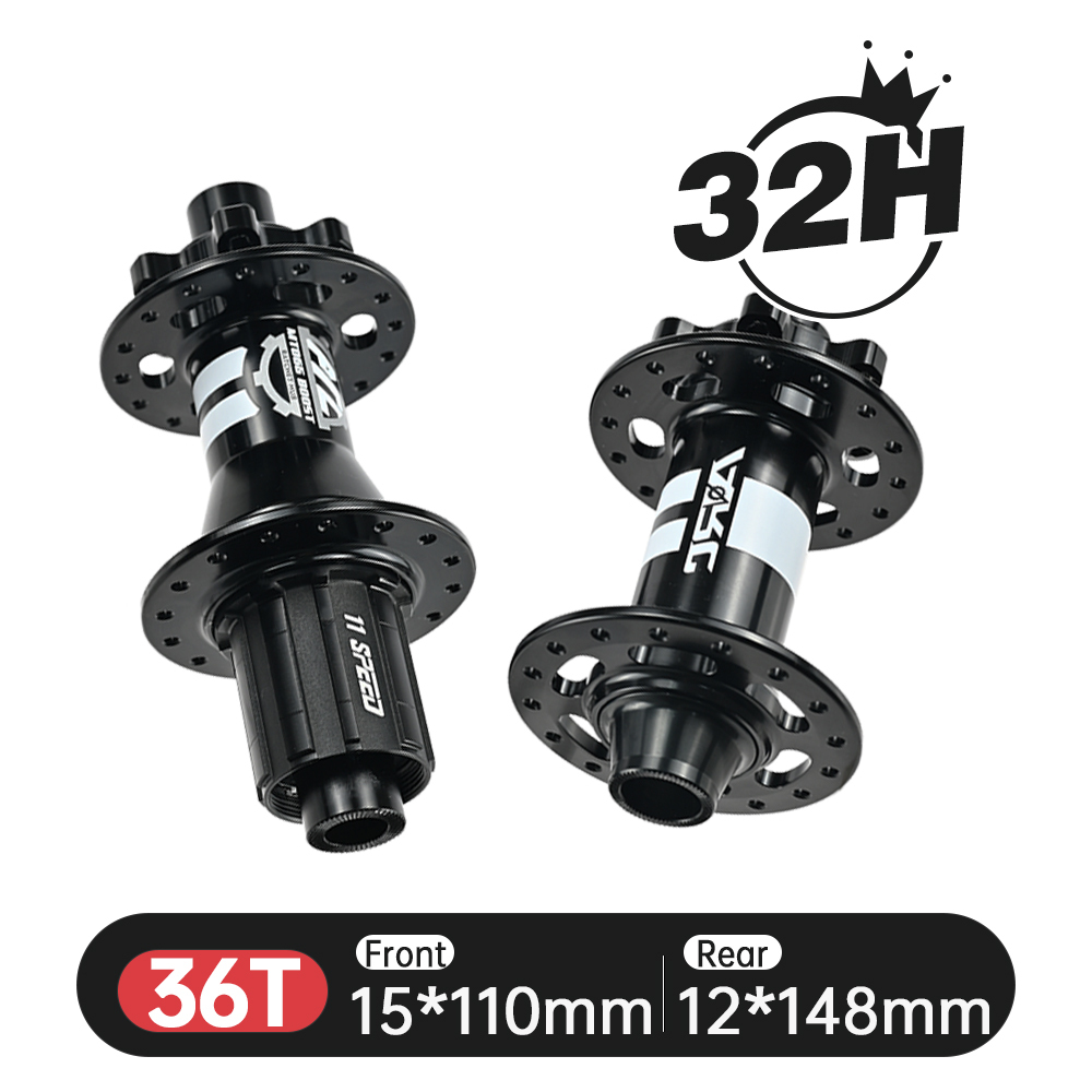 ARC 32H BOOST HUB MT065F/R DT BOOST 36T/54T Ratchet HG XD MS 8 9 10 11 12 SPEED Front 15x110mm Rear 12x148mm 6 Disc Bolt Brake Mountain Bike Hub