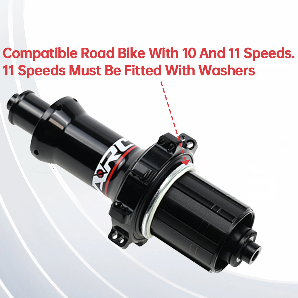 ARC RT-030F/R 298g Road Hub Bicycle Hub Front 20H Rear 24H Straight Pull 6 pawls 72 clicks ступица для велосипеда Shimano 8 9 10 11 Speed