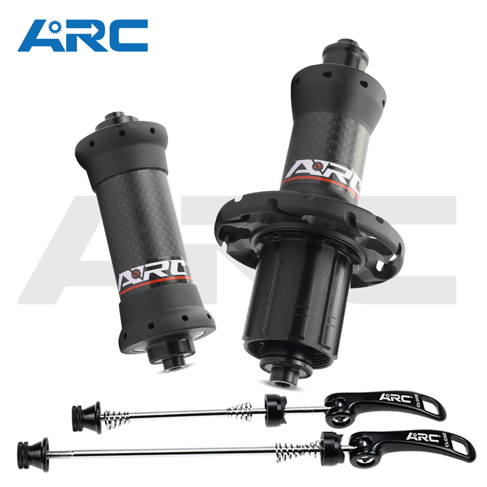 ARC RT-035F/R Road Bike Hub Front 20H Rear 24H 4 Pawls Straight Pull Road Hub V Brake Aluminum Alloy Cube Bearing Hub Shimano 8 9 10 11V