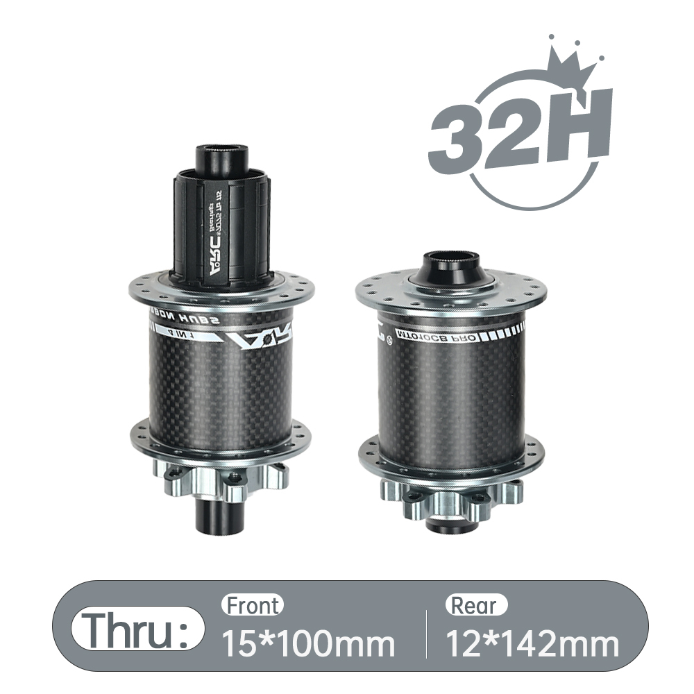 ARC MT-010F/RCB PRO MTB Hub Bicycle Hub Carbon Fiber Mountain Bike Hubs 4 Sealed Bearing 6 Pawls 114 Click For HG 8 9 10 11 Sram XD MS 12 Speed
