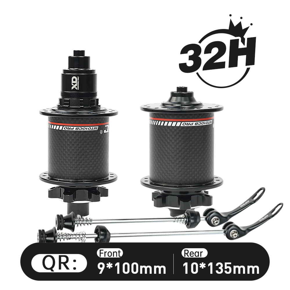 ARC MT-010F/RCB PRO MTB Hub Bicycle Hub Carbon Fiber Mountain Bike Hubs 4 Sealed Bearing 6 Pawls 114 Click For HG 8 9 10 11 Sram XD MS 12 Speed