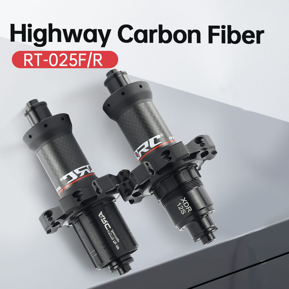 ARC RT-025F/RCB Road Bike Carbon Fiber Hub 6 Palws 72 ring/sound Quick Release Straight Pull 20/24 hole ultra light V brake 8 9 10 11 speed SramXD12S