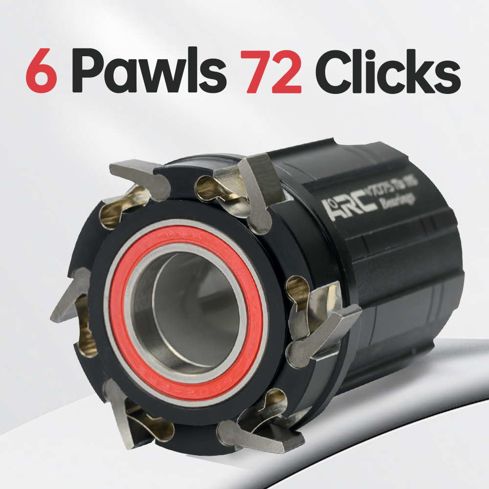 ARC RT-030F/R 298g Road Hub Bicycle Hub Front 20H Rear 24H Straight Pull 6 pawls 72 clicks ступица для велосипеда Shimano 8 9 10 11 Speed
