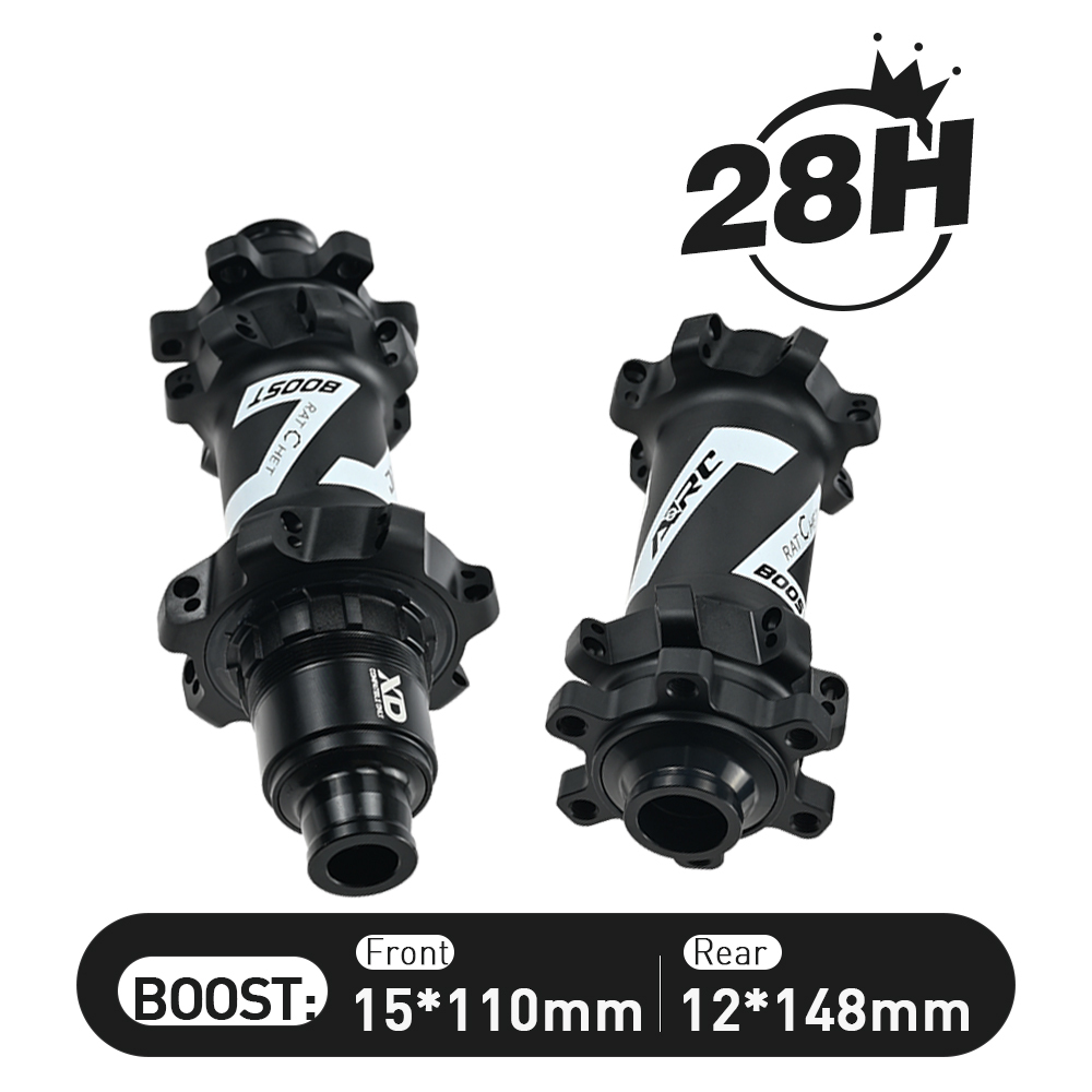 ARC 28 Holes BOOST Hub MT-051F/R BOOST Center Lock/6 Disc Bolt Mountain Bike Hub HG/MS/Sram XD 8 9 10 11 12 Speed 36T/54T/6 Pawls Bicycle Hub