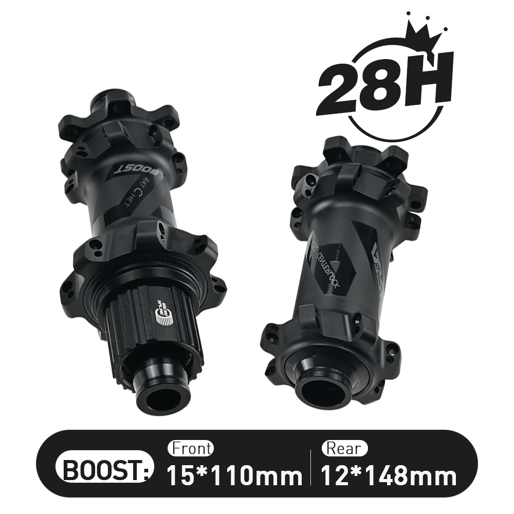ARC 28 Holes BOOST Hub MT-051F/R BOOST Center Lock/6 Disc Bolt Mountain Bike Hub HG/MS/Sram XD 8 9 10 11 12 Speed 36T/54T/6 Pawls Bicycle Hub