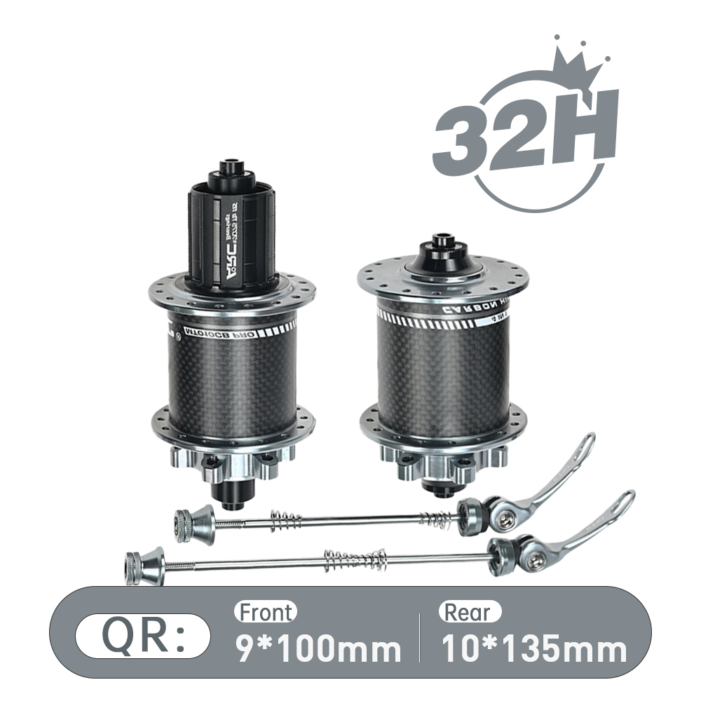 ARC MT-010F/RCB PRO MTB Hub Bicycle Hub Carbon Fiber Mountain Bike Hubs 4 Sealed Bearing 6 Pawls 114 Click For HG 8 9 10 11 Sram XD MS 12 Speed