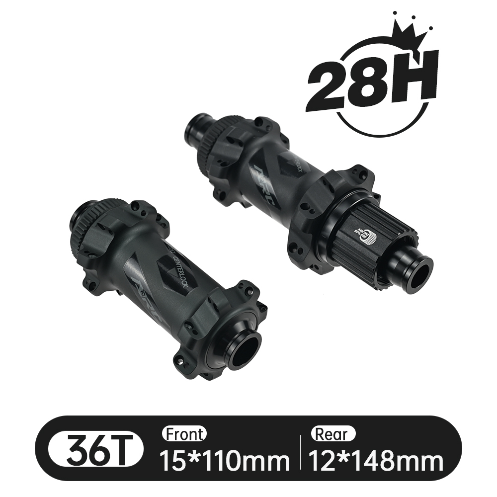 ARC 28 Holes BOOST Hub MT-051F/R BOOST Center Lock/6 Disc Bolt Mountain Bike Hub HG/MS/Sram XD 8 9 10 11 12 Speed 36T/54T/6 Pawls Bicycle Hub