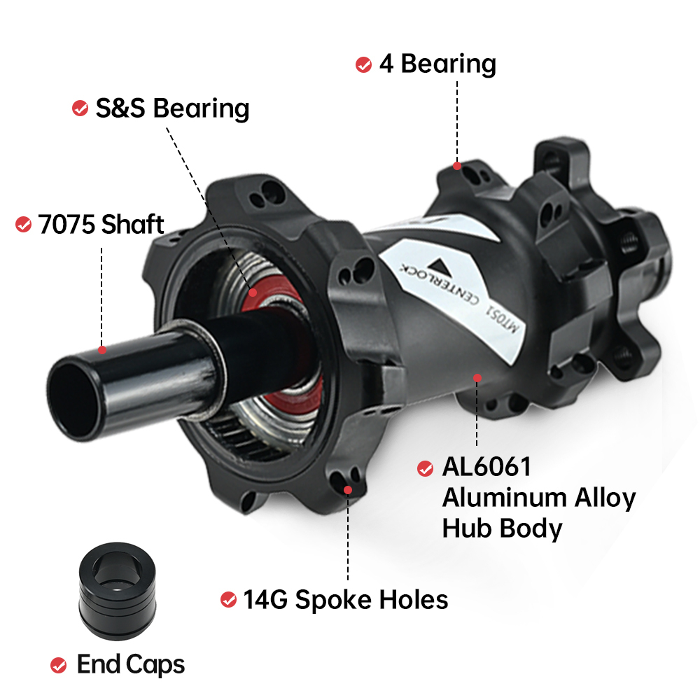 ARC 28 Holes BOOST Hub MT-051F/R BOOST Center Lock/6 Disc Bolt Mountain Bike Hub HG/MS/Sram XD 8 9 10 11 12 Speed 36T/54T/6 Pawls Bicycle Hub