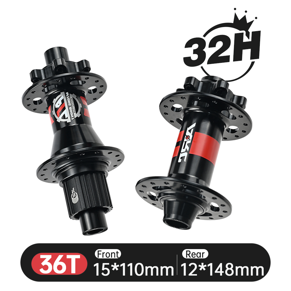 ARC 32H BOOST HUB MT065F/R DT BOOST 36T/54T Ratchet HG XD MS 8 9 10 11 12 SPEED Front 15x110mm Rear 12x148mm 6 Disc Bolt Brake Mountain Bike Hub
