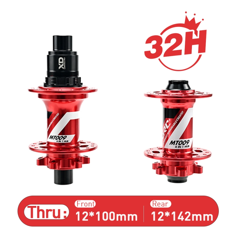 ARC MT009F/R NEWEST 32 Holes Multicolor MTB Hub 6 Pawls 3 Teeth 114 Clicks Bike Bicycle Hub K7 12 Speed Bearing Hub With HG MS Sram XD 12V