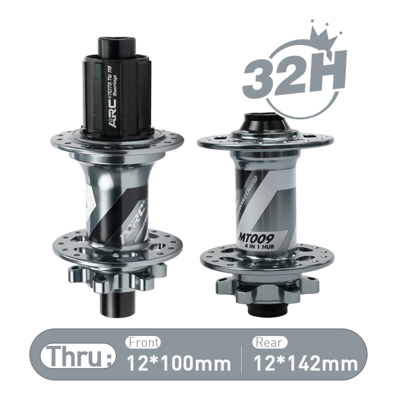ARC MT009F/R NEWEST 32 Holes Multicolor MTB Hub 6 Pawls 3 Teeth 114 Clicks Bike Bicycle Hub K7 12 Speed Bearing Hub With HG MS Sram XD 12V