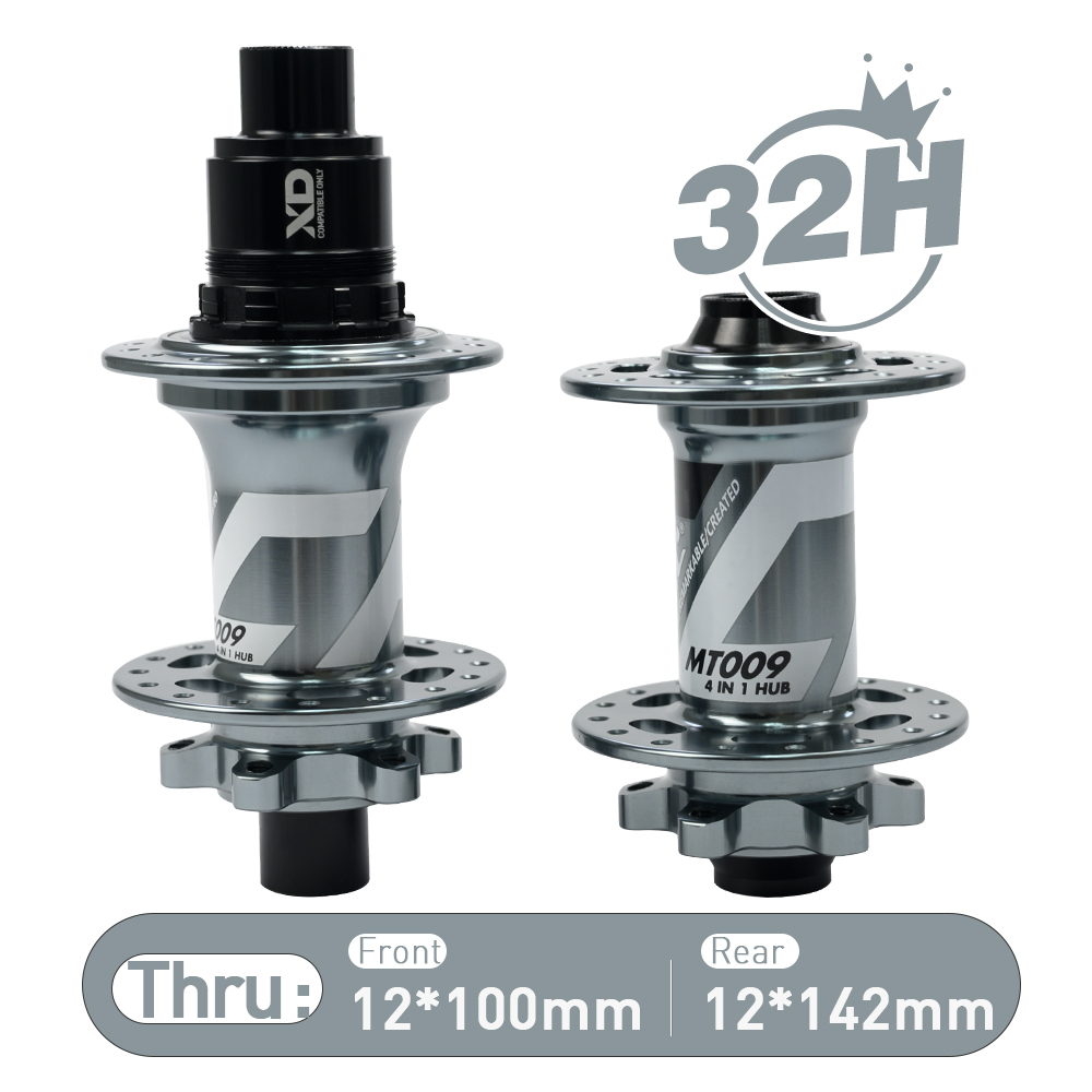 ARC MT009F/R NEWEST 32 Holes Multicolor MTB Hub 6 Pawls 3 Teeth 114 Clicks Bike Bicycle Hub K7 12 Speed Bearing Hub With HG MS Sram XD 12V