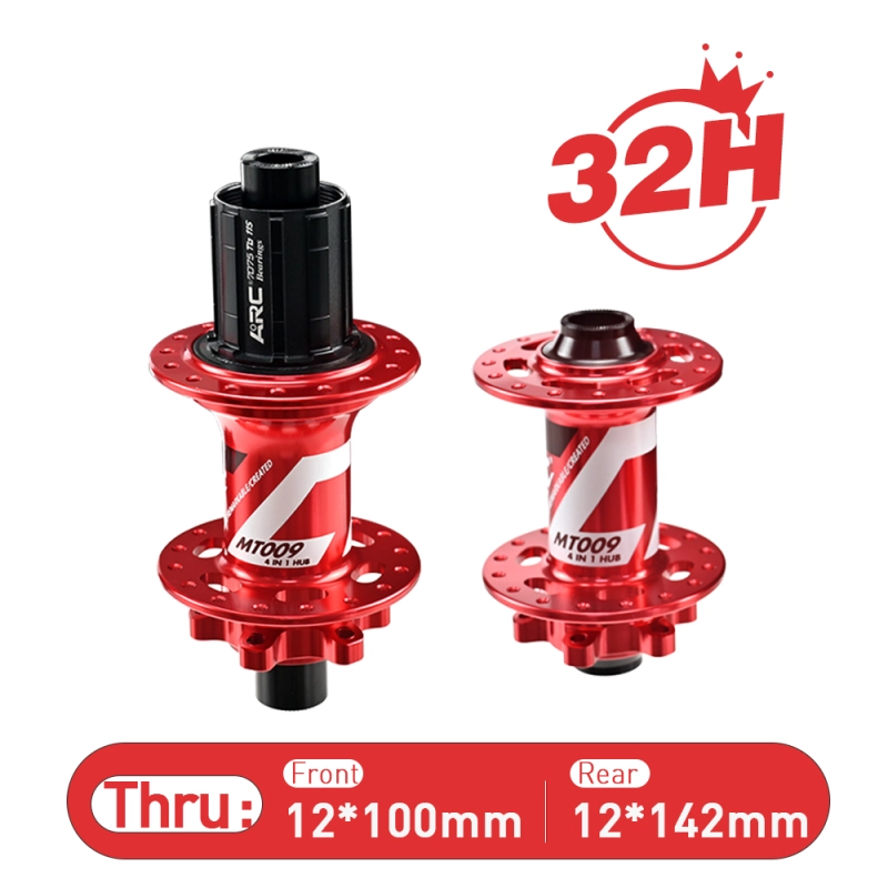 ARC MT009F/R NEWEST 32 Holes Multicolor MTB Hub 6 Pawls 3 Teeth 114 Clicks Bike Bicycle Hub K7 12 Speed Bearing Hub With HG MS Sram XD 12V