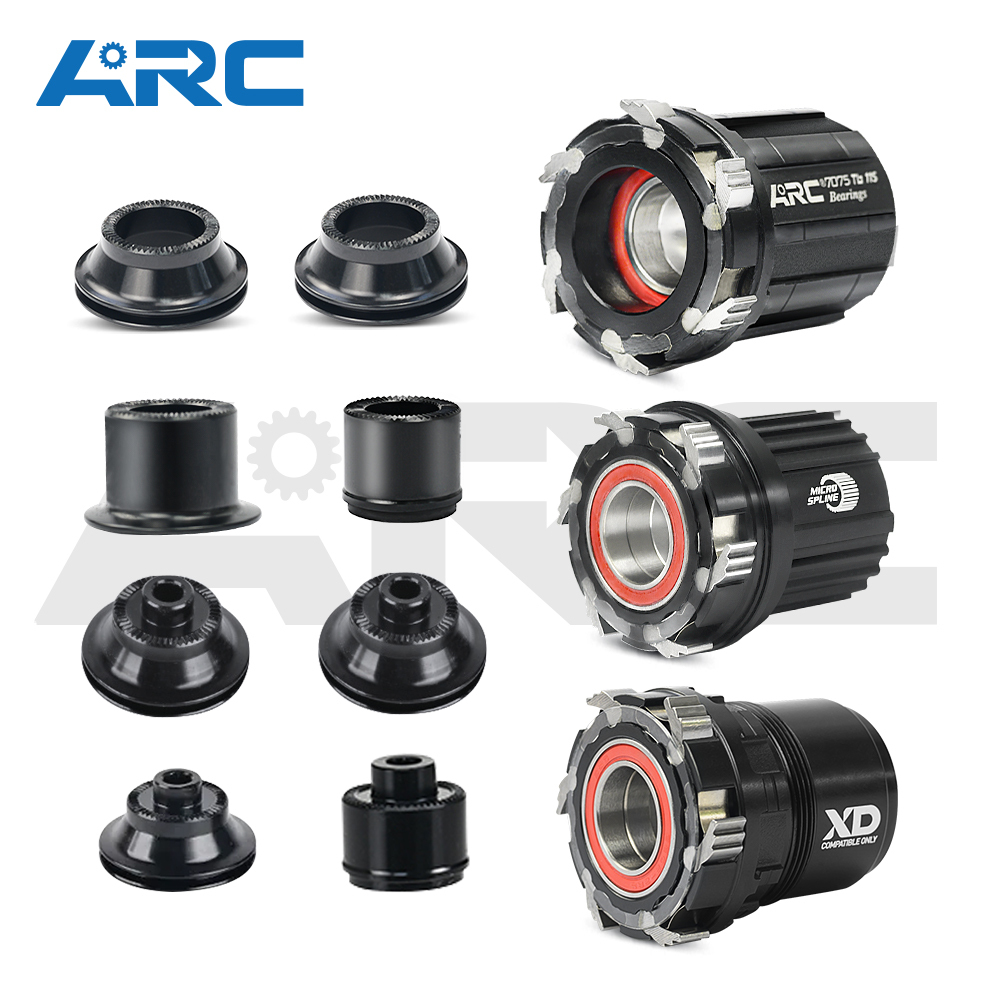 15x100 12x142 Thru Axle End Cap 9x100 10x135 Quick Release Adapters MTB Hub Parts XD / MS FreeHub Body ARC Bicycle Hub Parts