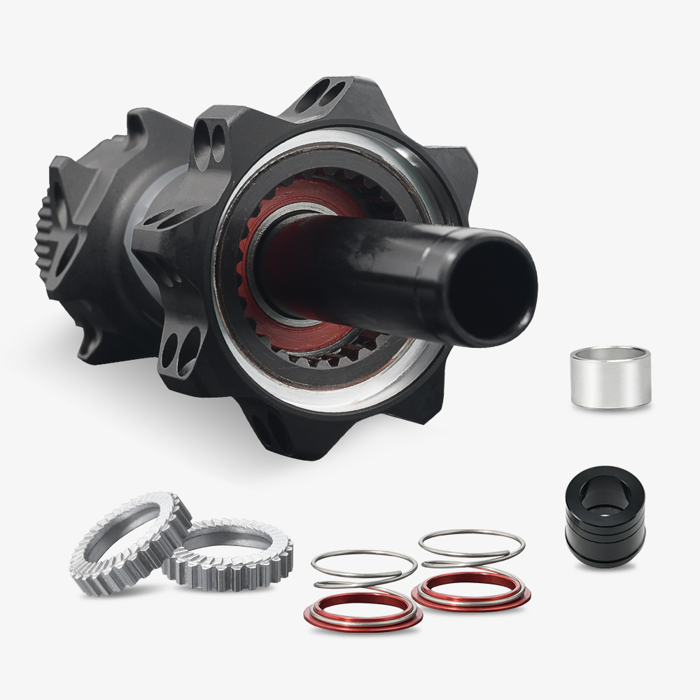 Alloy Bicycle Parts Thru Axle Bearings Hub Road Disc Gravel Bike Hub 20/24 Holes HG 11S / 12S Carbon Spoke Racing Bicycle Hubs