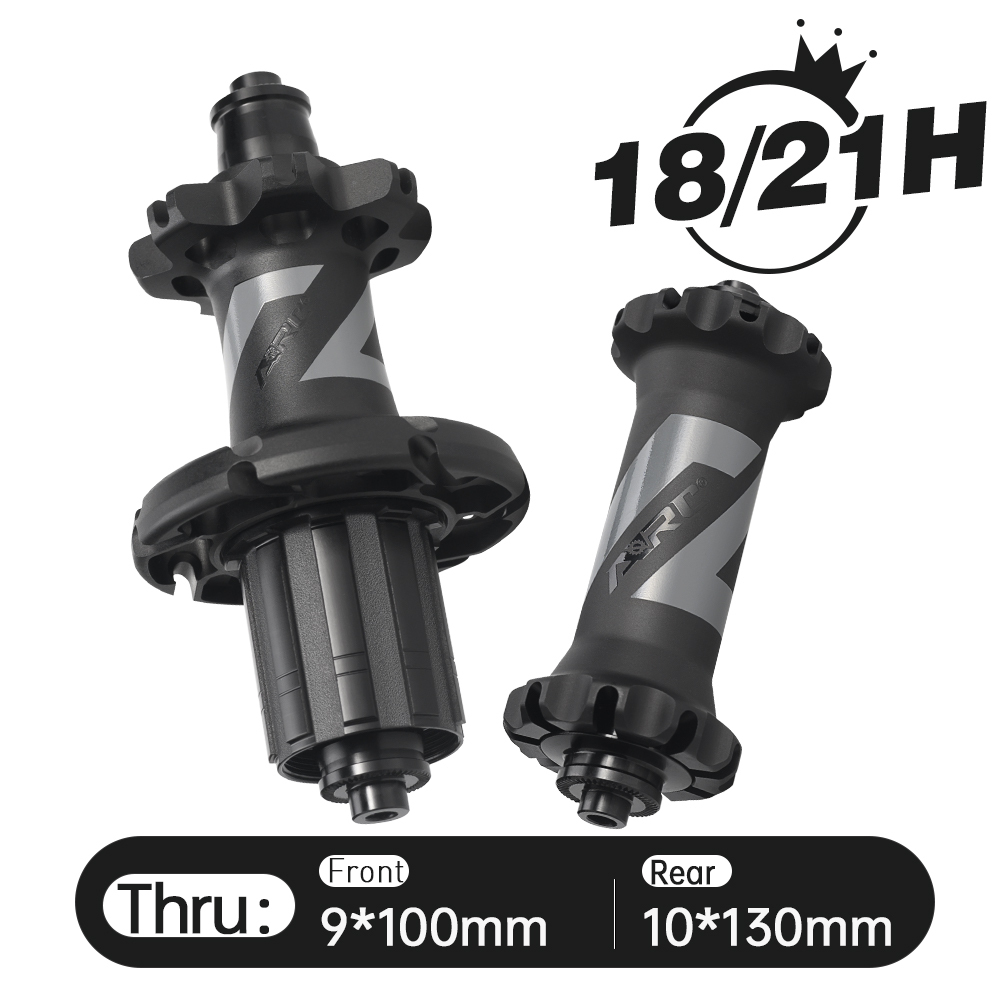 Ratchet Polishing Sandblasted Anodized CNC Alloy Matte Black 18/21h Carbon Spoke Hub Road Bike V Brake Hub Racing Bicycle Hubs