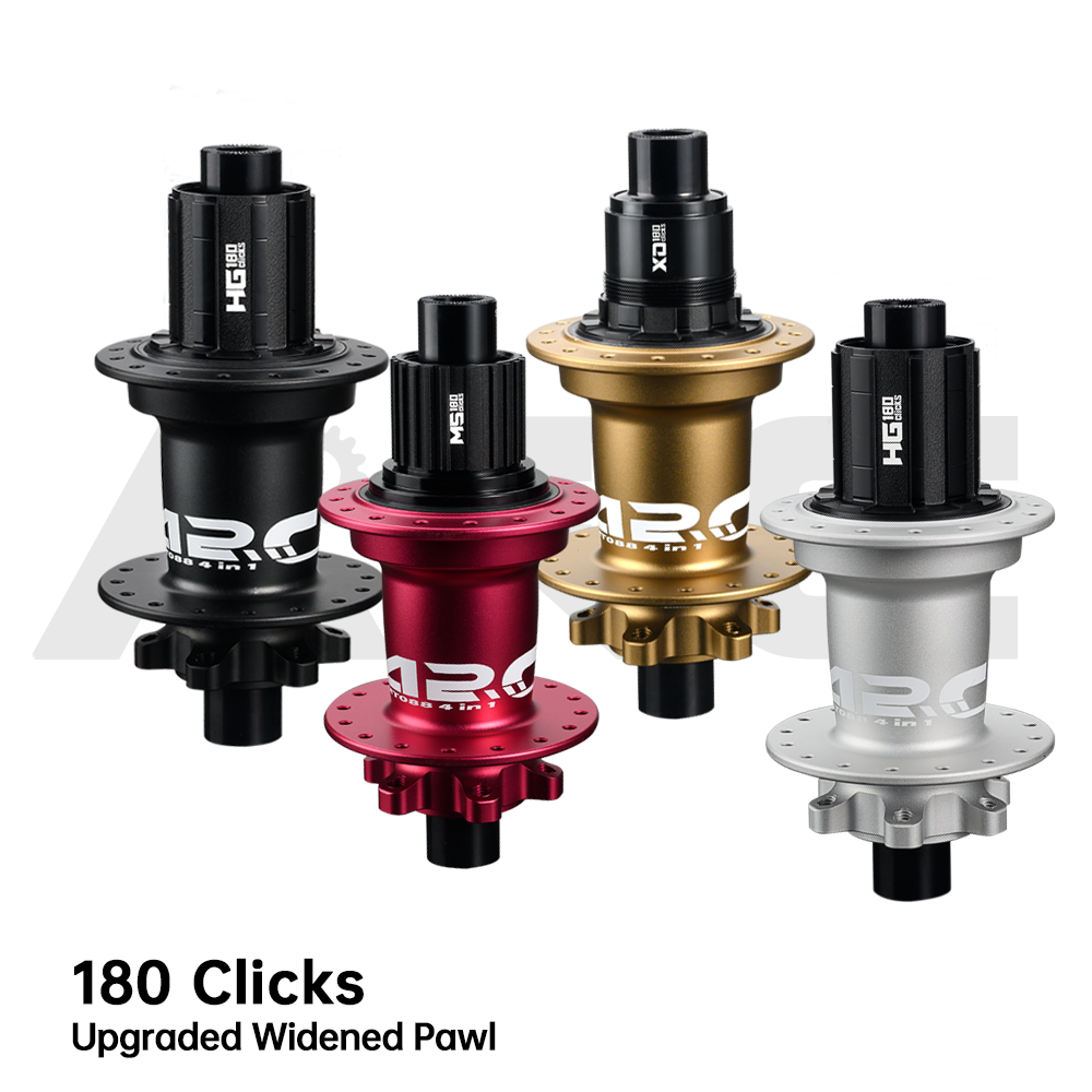 2025 ARC New Arrival MT-088F/R High Strength Bike HUB Wholesale Price Mountain Bike Hub HG/MS/XD 12S 32h 9x100 10x135 15x100 12x142 J Bend Super Loud MTB Bicycle Hubs 180 Clicks E-Bike Hub Electronic Spare Parts Alloy MTB Bicycle Hub