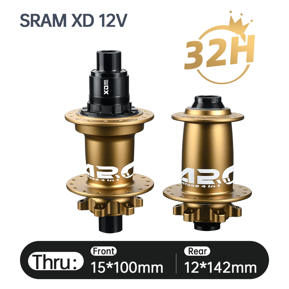 2025 ARC New Arrival MT-088F/R High Strength Bike HUB Wholesale Price Mountain Bike Hub HG/MS/XD 12S 32h 9x100 10x135 15x100 12x142 J Bend Super Loud MTB Bicycle Hubs 180 Clicks E-Bike Hub Electronic Spare Parts Alloy MTB Bicycle Hub
