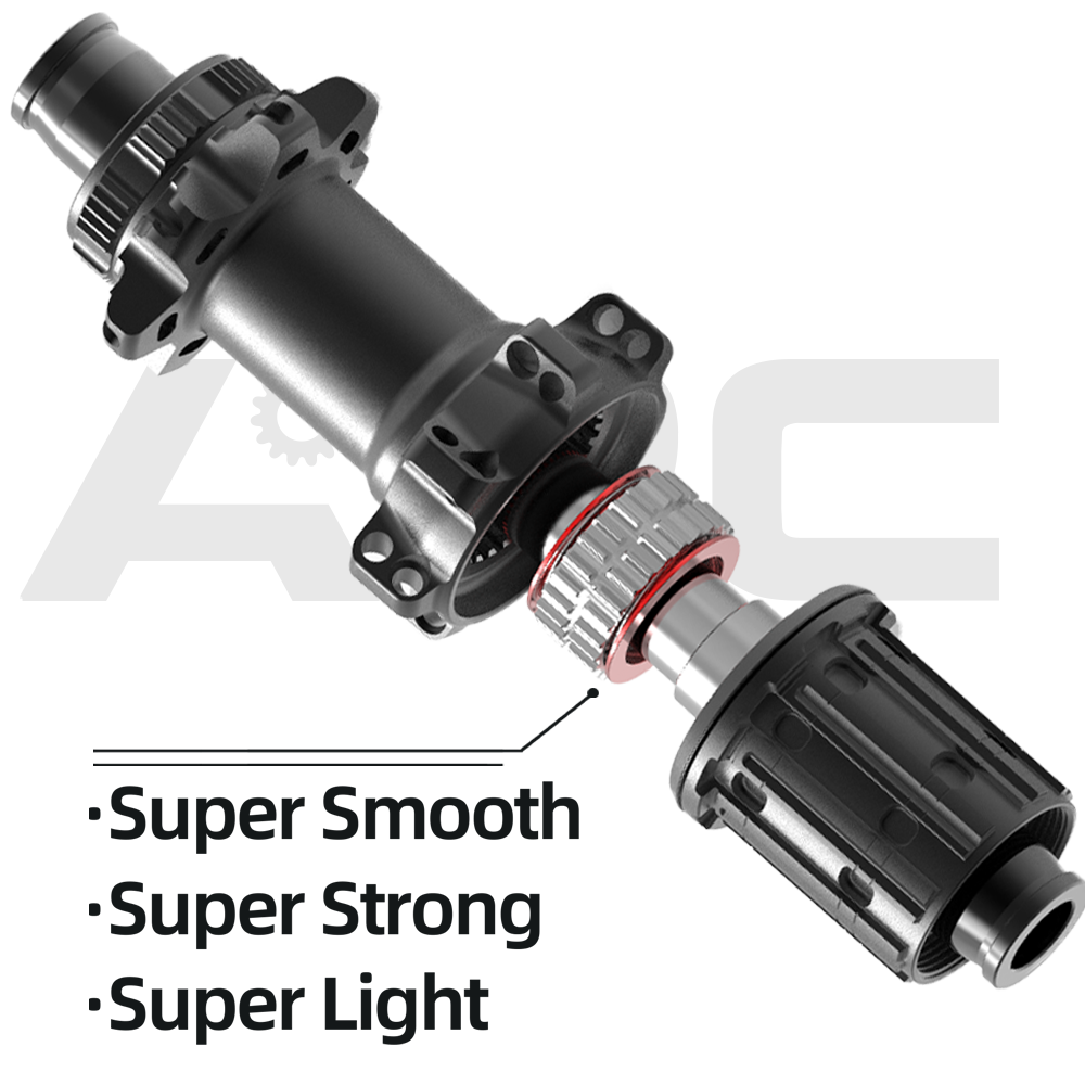 2025 ARC New Arrival Ultralight MT-105F/R 298g HG11/12S Ratchet 36/54T Matte12x100 12x142 18/21h Super Light Carbon Spoke Gravel Racing Road Bike Hubs Bicycle Disc Brake Hub