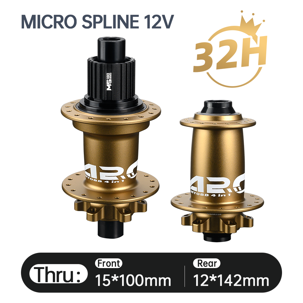 2025 ARC New Arrival MT-088F/R High Strength Bike HUB Wholesale Price Mountain Bike Hub HG/MS/XD 12S 32h 9x100 10x135 15x100 12x142 J Bend Super Loud MTB Bicycle Hubs 180 Clicks E-Bike Hub Electronic Spare Parts Alloy MTB Bicycle Hub