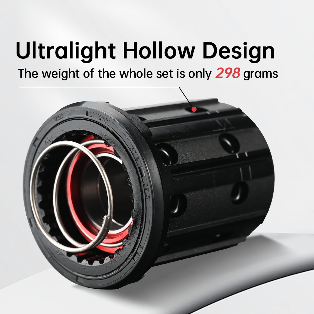 2025 ARC New Arrival Ultralight MT-105F/R 298g HG11/12S Ratchet 36/54T Matte12x100 12x142 18/21h Super Light Carbon Spoke Gravel Racing Road Bike Hubs Bicycle Disc Brake Hub