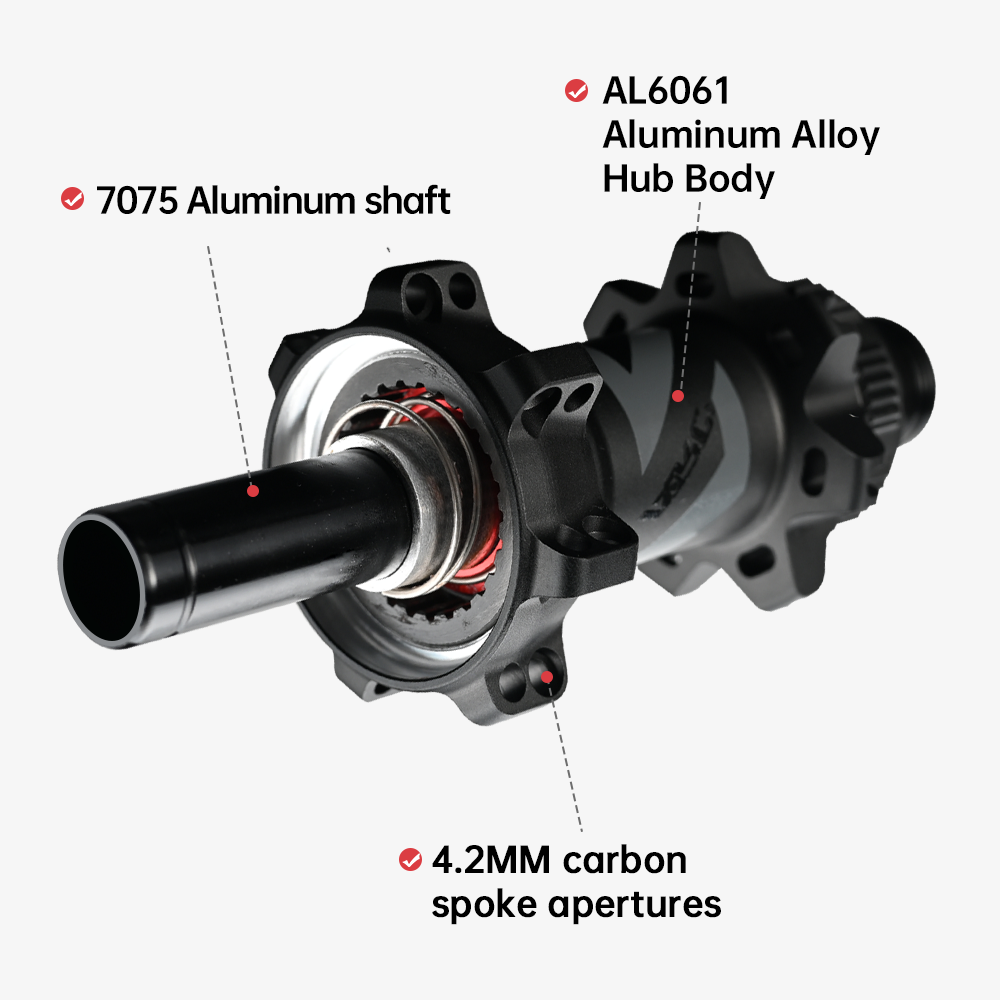 2025 ARC New Arrival Ultralight MT-105F/R 298g HG11/12S Ratchet 36/54T Matte12x100 12x142 18/21h Super Light Carbon Spoke Gravel Racing Road Bike Hubs Bicycle Disc Brake Hub