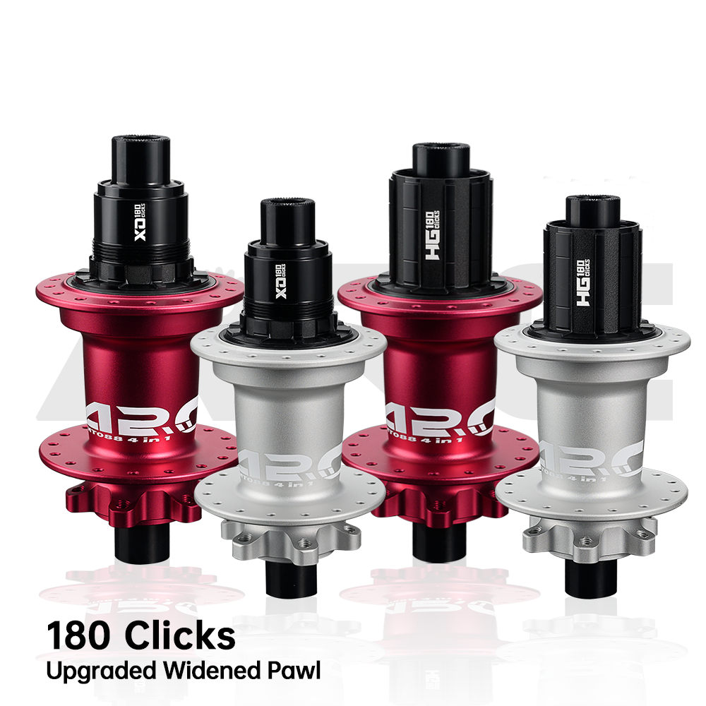 2025 ARC New Arrival MT-088F/R High Strength Bike HUB Wholesale Price Mountain Bike Hub HG/MS/XD 12S 32h 9x100 10x135 15x100 12x142 J Bend Super Loud MTB Bicycle Hubs 180 Clicks E-Bike Hub Electronic Spare Parts Alloy MTB Bicycle Hub