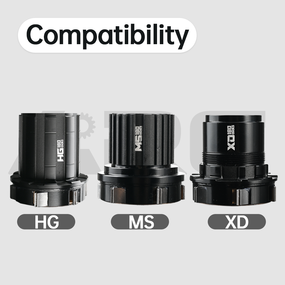 2025 ARC New Arrival MT-088F/R High Strength Bike HUB Wholesale Price Mountain Bike Hub HG/MS/XD 12S 32h 9x100 10x135 15x100 12x142 J Bend Super Loud MTB Bicycle Hubs 180 Clicks E-Bike Hub Electronic Spare Parts Alloy MTB Bicycle Hub