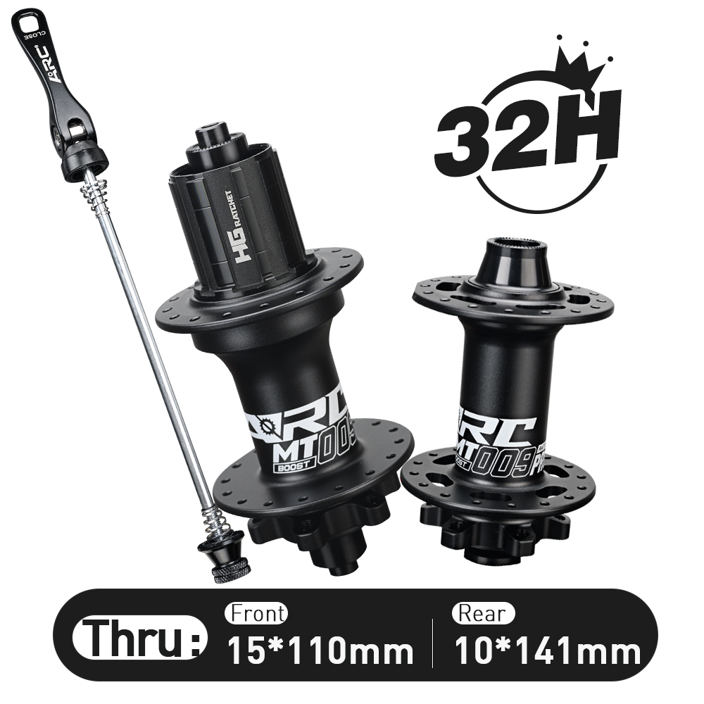 ARC NEW MT009F/R PRO BOOST HG/MS/XD 12S Matte Black Front MTB Hubs Rear Bike Hub Ratchet 80t High End 15x110 12x148 10x141 32h Mountain Bicycle Disc Brake Hubs