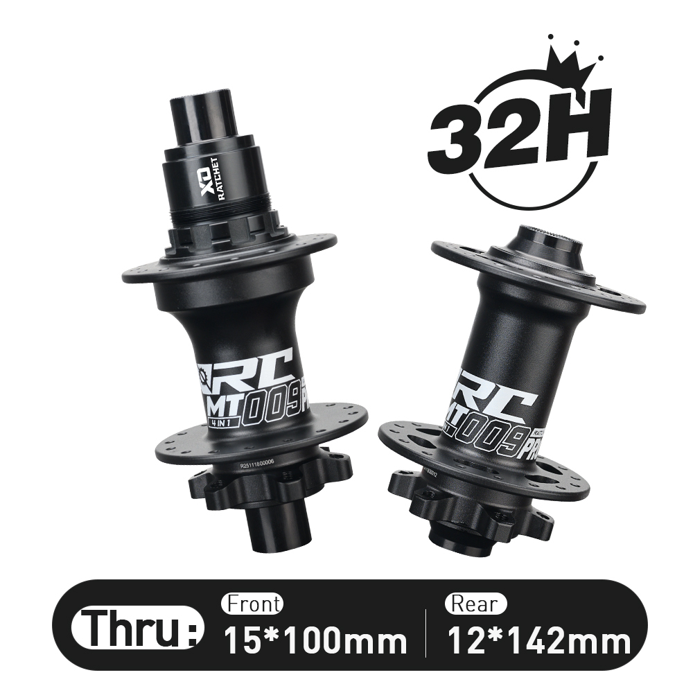 2026 ARC NEW Bike Parts Bicycle Hubs 32h Durable 100mm Front /135mm Rear QR Hubs 80T Ratchet Hubs High Engagement Hubs Mountain Bike Hubs