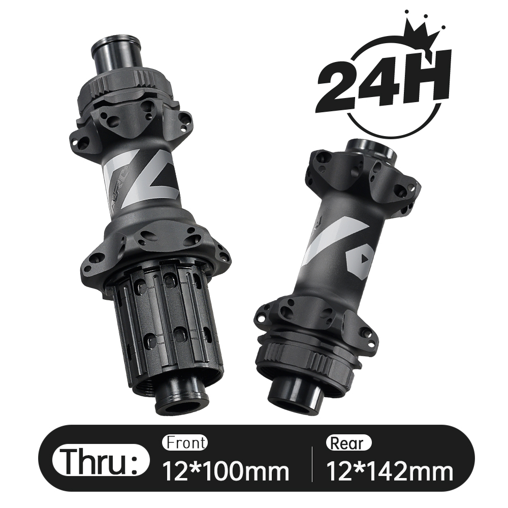 Ratchet 36T/54T Factory Wholesale Bike Parts 12x100 /142 24/24 Holes Super Light Gravel Bicycle Hub Alloy Road Disc Brake Hubs