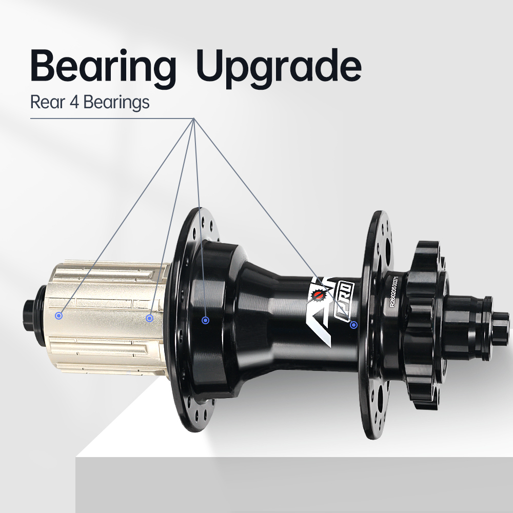 ARC MT-001F/R PRO 32h E-bike Hub ARC 2026 New Arrival Black Alloy MTB Bearings Hub Quick Release Mountain Front Rear Bicycle Hub