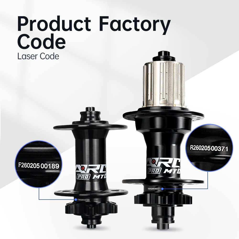 ARC MT-001F/R PRO 32h E-bike Hub ARC 2026 New Arrival Black Alloy MTB Bearings Hub Quick Release Mountain Front Rear Bicycle Hub
