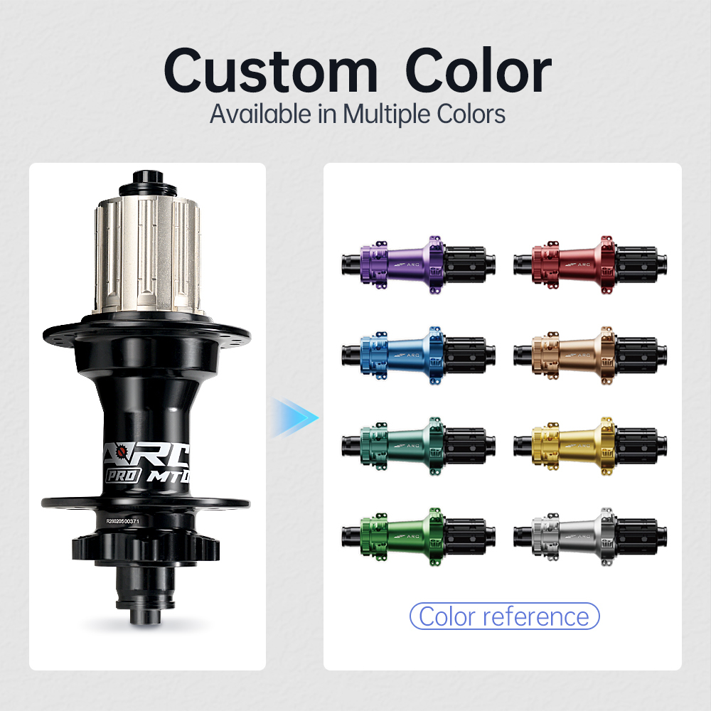 ARC MT-001F/R PRO 32h E-bike Hub ARC 2026 New Arrival Black Alloy MTB Bearings Hub Quick Release Mountain Front Rear Bicycle Hub