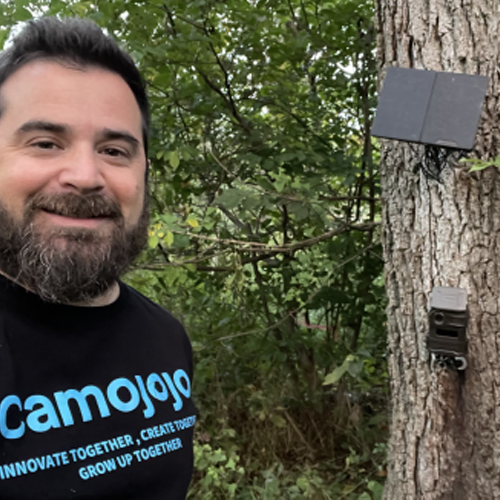 Camojojo Double 3000mAh Li-ion Battery - Bird Feeder Camera & Trail Camera Solar Panel