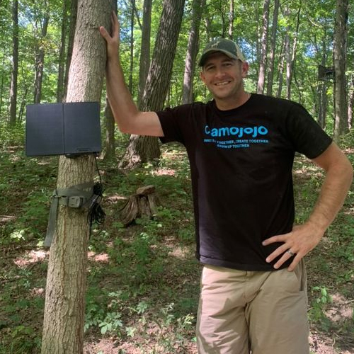 Camojojo Double 3000mAh Li-ion Battery - Bird Feeder Camera & Trail Camera Solar Panel