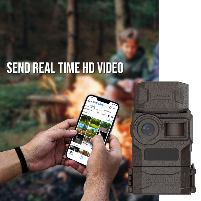 Camojojo Video Trail Camera, Instant Video Receiving & Playing, No HD Require