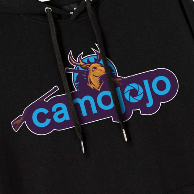 Camojojo Men's Hunting Hoodies with Deer Graphic, Long Sleeve Pocket Sweatshirts