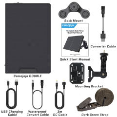 Camojojo Double Solar Panel + Cellular Trail Camera